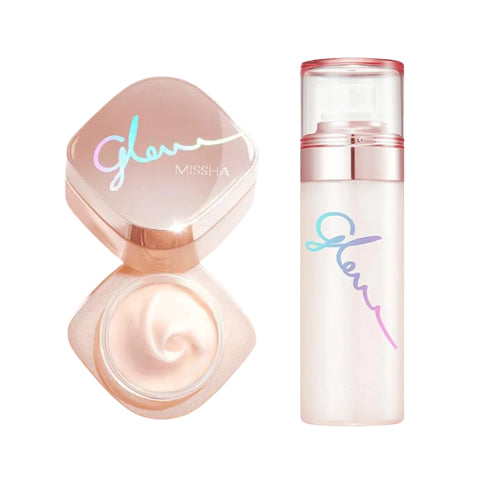 Nuaglow Missha Glow to Go set with skincare products in sleek packaging, perfect for a radiant, natural glow.