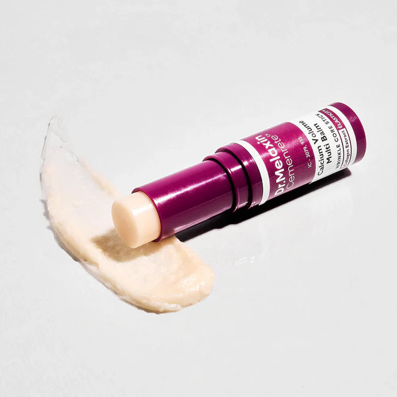 Dr. Melaxin Cemenrete Calcium Volume Multi Balm eye cream in a sleek jar, designed to enhance eye area volume and hydration.