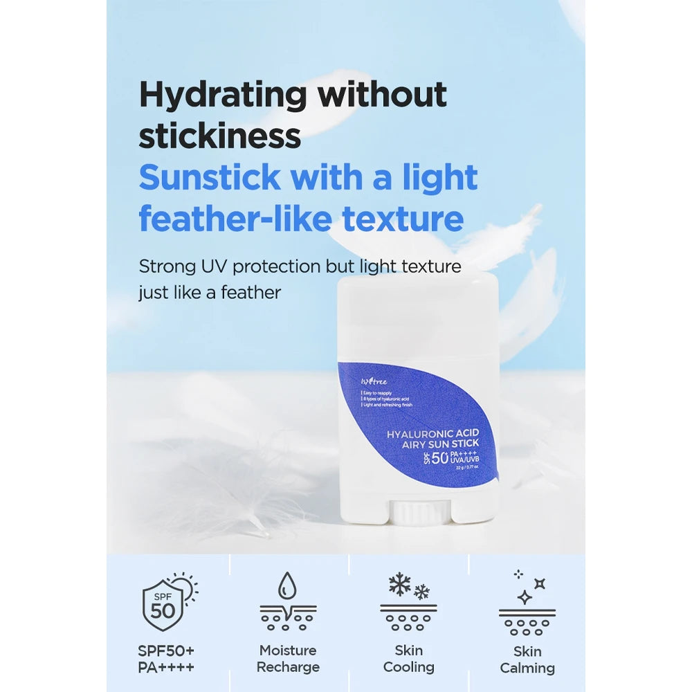 Isntree - Hyaluronic Acid Airy Sun Stick SPF50+ PA++++