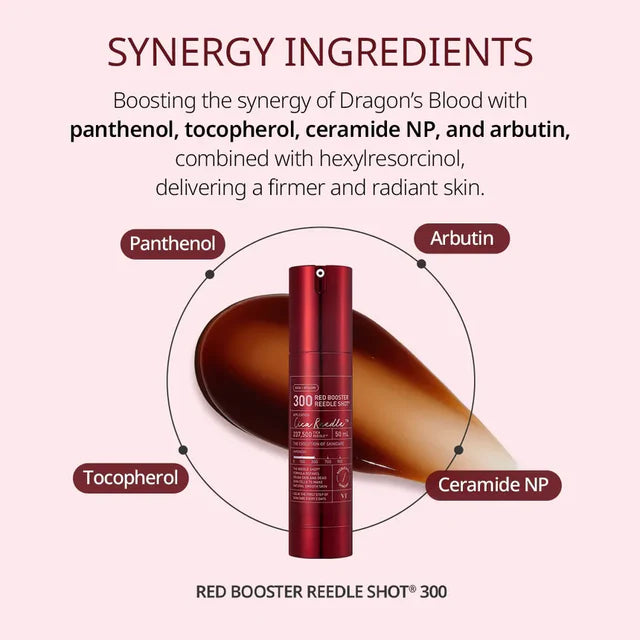 VT Cosmetics - Red Booster Reedle Shot 300 (50ml.)